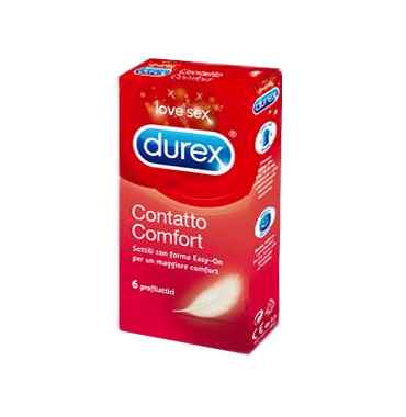 Durex Linea Feeling Contatto Comfort Profilattici Confezione con 6 Profilattici