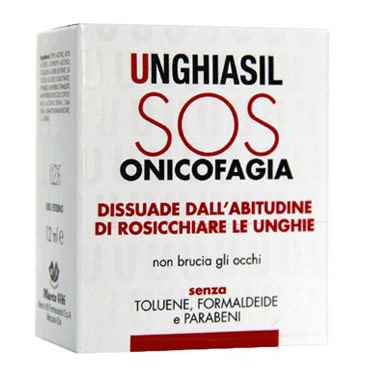 Unghiasil Linea Unghie Trattamento SOS Onicofagia Rosicchiamento Unghie 12 ml