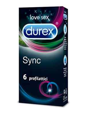 Durex Linea Dispositivi Medici Sync Benessere per Lui e per Lei 6 Profilattici