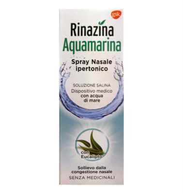 Gsk Linea Dispositivi Medici Rinazina Aquamarina Soluzione Ipertonica Spray 20ml