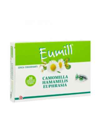 Eumill Camomilla Gocce Oculari Rinfrescanti e Lenitive 10 Flaconcini Monodose