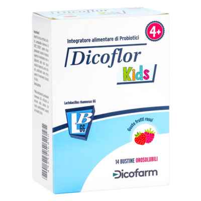 Dicofarm Linea Intestino Sano Dicoflor Kids Integratore Alimentare 14 Buste
