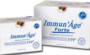 Immun'Age 30 Bustine, integratore di papaya fermentata FPP da 3 g da sciogliere sotto la lingua.