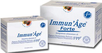 Immun'Age 30 Bustine, integratore di papaya fermentata FPP da 3 g da sciogliere sotto la lingua.