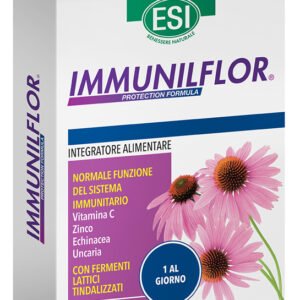 ESI Immunilflor 30 naturcaps, integratore con echinacea, uncaria, vitamina C e zinco.