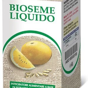 Flacone di Bioseme Semi di Pompelmo gocce 50 ml, estratto concentrato titolato al 60% in polifenoli.