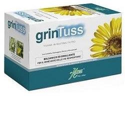 Grintuss Tisana 20 bustine filtro Aboca con grindelia, piantaggine ed elicriso.