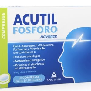 Acutil Fosforo Advance 50 compresse con fosfoserina e vitamina B6.