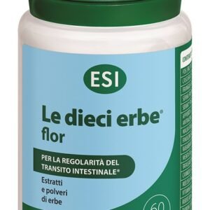Confezione di ESI Le Dieci Erbe Flor 60 naturcaps a base di estratti vegetali, FOS e vitamine del gruppo B.