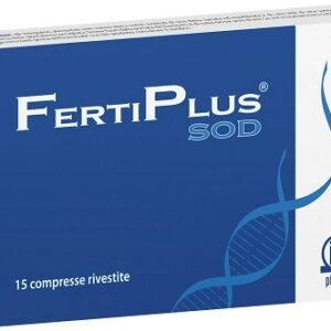 Confezione di Fertiplus SOD 15 compresse a base di estratti vegetali, zinco e vitamine antiossidanti