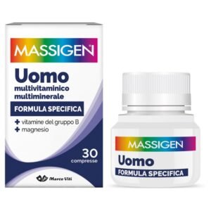 Massigen Uomo 30 compresse, integratore multivitaminico e multiminerale Massigen.