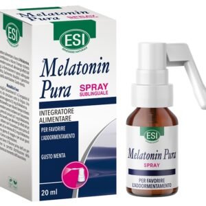 Melatonin Pura Spray ESI 20 ml, melatonina sublinguale con erogatore.