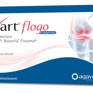 Confezione di Flexart Flogo 20 compresse gastroresistenti a base di UC-II, Boswellia Fitosoma e bromelina