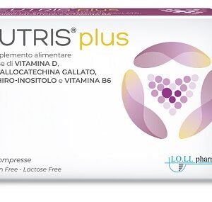 Confezione di Eutris Plus 30 compresse con vitamina D, vitamina B6, EGCG e D-chiro-inositolo