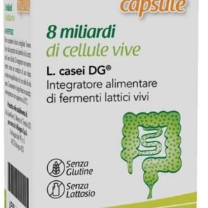 Enterolactis MD8 20 capsule integratore di fermenti lattici L. casei DG 8 miliardi.