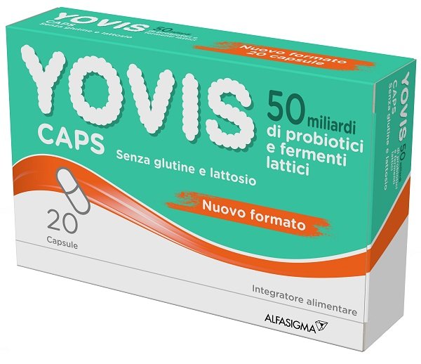 Yovis Caps 20 Capsule integratore di fermenti lattici vivi Alfasigma.