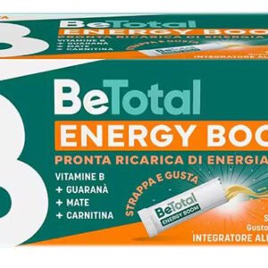 Be-Total Energy Boom 20 stick, integratore con vitamine del gruppo B, guaranà e mate.