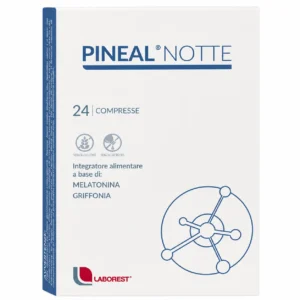 Notte 24 compresse Laborest, integratore con melatonina e griffonia per il sonno e il tono dell'umore.