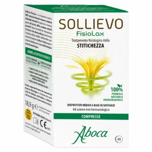 Aboca Sollievo FisioLax 45 compresse, dispositivo medico naturale contro la stitichezza.