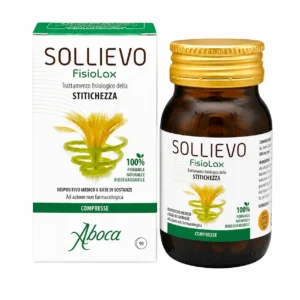 Sollievo FisioLax 90 compresse Aboca, dispositivo medico naturale contro la stitichezza.
