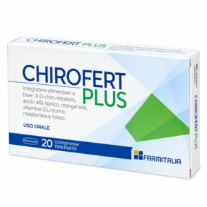 Chirofert Plus 20 compresse tristrato, integratore LJ Pharma con D-chiro-inositolo