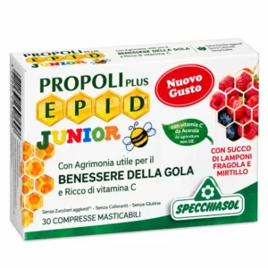 Epid Junior 30 compresse masticabili, integratore Specchiasol con propoli per bambini