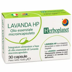Lavanda HP 30 capsule, integratore Herboplanet di olio essenziale di lavanda