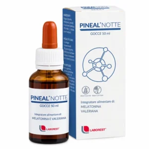 Pineal Notte Gocce, flacone contagocce 50 ml con melatonina e valeriana, integratore Laborest