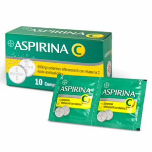 Aspirina C 400+240 mg 10 compresse effervescenti