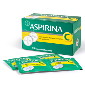 Aspirina C 400+240 mg 20 compresse effervescenti