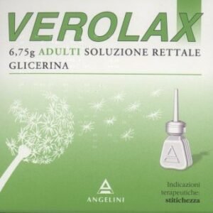 Verolax Adulti 9 g Soluzione Rettale 6 clisteri