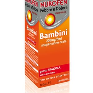 Nurofen Febbre e Dolore Bambini 200 mg/5 ml Sciroppo Fragola