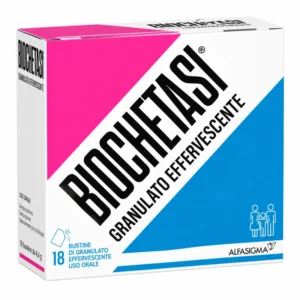 Biochetasi Granulato Effervescente, astuccio da 18 bustine aroma arancio