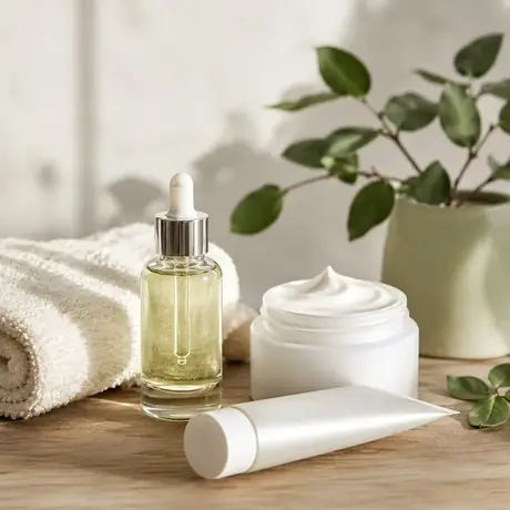 Prodotti di dermocosmesi: siero, crema viso e trattamenti