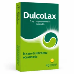 Dulcolax 5 mg, confezione da 40 compresse rivestite con bisacodile