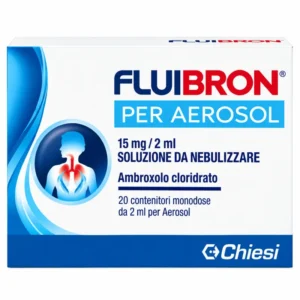 Fluibron 15 mg/2 ml 20 fiale monodose, soluzione da nebulizzare all'ambroxolo per aerosol