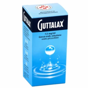 Flacone contagocce di Guttalax 7,5 mg/ml Gocce 15 ml a base di sodio picosolfato