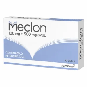 Meclon 10 ovuli vaginali con metronidazolo e clotrimazolo per le infezioni genitali femminili