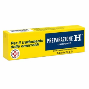 Preparazione H 1,08% pomata, tubo da 25 g con applicatore rettale