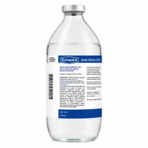 Sodio Cloruro Eurospital 0,9%, flacone da 100 ml di soluzione per infusione