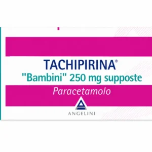 Tachipirina Bambini 250 mg, astuccio da 10 supposte con paracetamolo