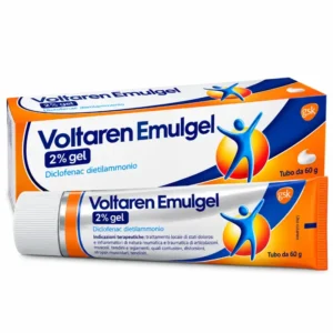 Voltaren Emulgel 2% Gel 60 g, tubo di gel al diclofenac per dolori articolari e muscolari