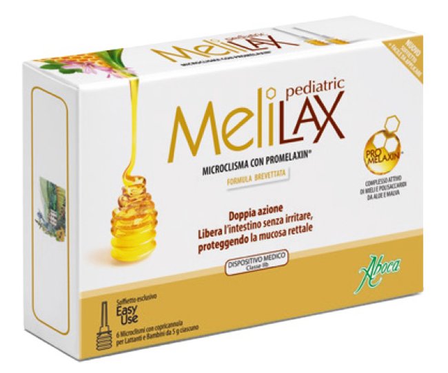 Aboca Melilax Pediatric 6 Microclismi da 5 g
