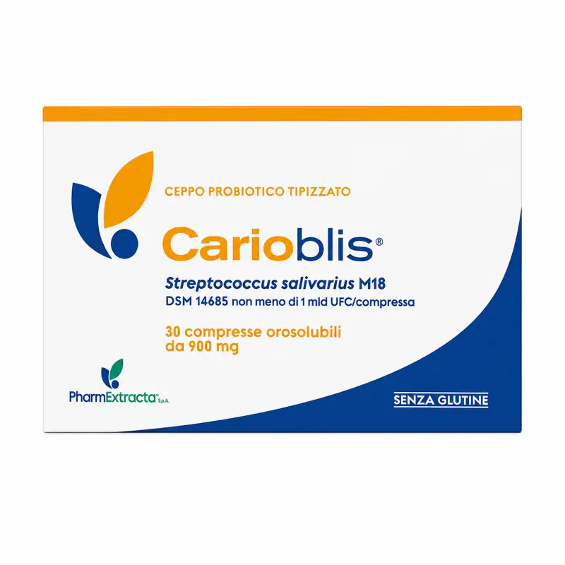 Carioblis 30 compresse orosolubili con Streptococcus salivarius BLIS M18