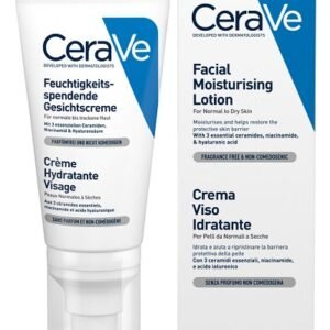 Confezione di CeraVe Crema Viso Idratante 50 ml, prodotto dermocosmetico di CeraVe