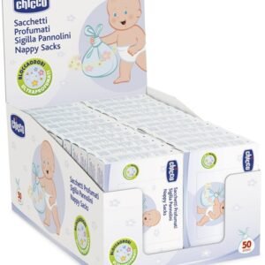 Chicco Sacchetti Profumati per pannolini, confezione da 50 pezzi.