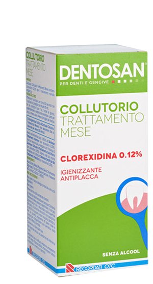 Dentosan Collutorio Trattamento Mese 200 ml clorexidina 0,12% senza alcol