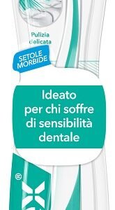 Elmex Sensitive Plus Spazzolino morbido per denti sensibili, confezione da 1 pezzo.
