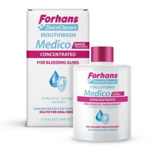 Confezione di Forhans Medico Collutorio 75 ml, prodotto per l'igiene di Forhans