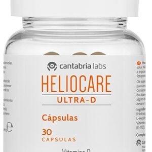 Confezione di Heliocare Ultra-D 30 capsule, integratore alimentare di Heliocare